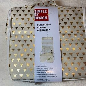 Convertible shower organizer